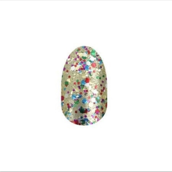 *Retired* Color Street: Glitzburgh | Gold Metallic Glitter Multicolor Sparkle - Picture 10 of 11